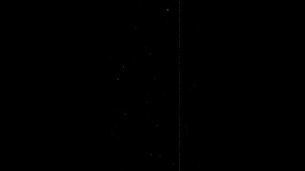 Vintage Film Overlay with VHS & TV Static Glitch. Noise, dirt, dust, scratches and grain on old damaged film surface. Old film look, tv signal with white vertical bad interference - Powered by Adobe