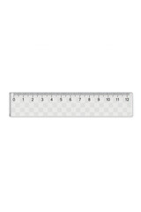 Transparent Plastic Ruler PNG