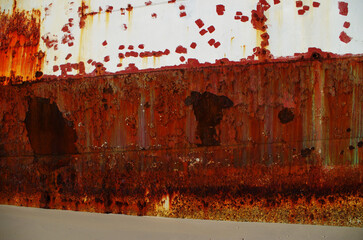 Shipwreck on the Beach Detail