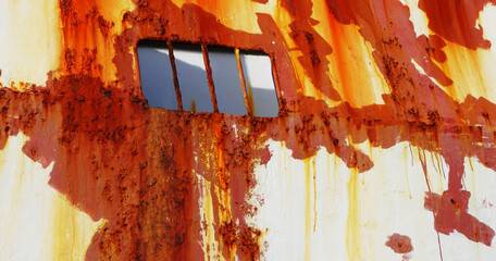 Shipwreck on the Beach Detail