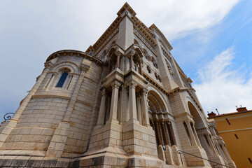 Saint Nicholas Cathedral in Monaco-Ville. Principality of Monaco. It was built from 1875 to 1903.