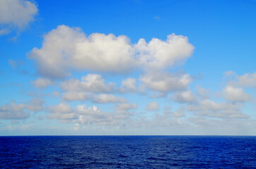 blue sky and sea