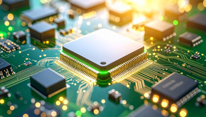 Obraz premium electronic circuit