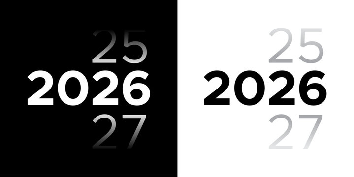 Happy New Year 2026 is loading or coming new year 2026 is loading Loading bar concept vector graphic or illustration Loading bar graphic design New year 2026 happy new year count down illustration