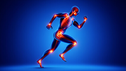 Human anatomy skeletal system joint pain running skeleton joints