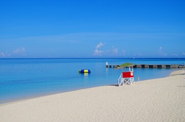 life guard station at beach