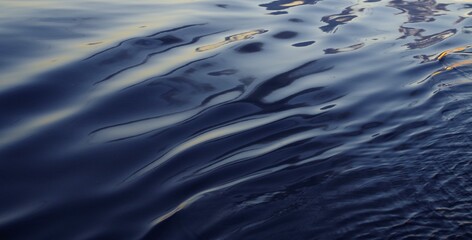 water ripples in the water