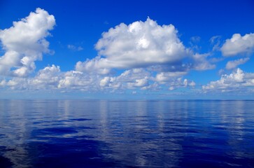 blue sky and sea