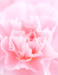 Soft pink carnation close-up