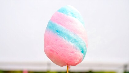Sweet candy floss in pastel pink and blue