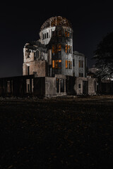 The Atomic Dome was the closest structure to be left standing after the atomic bomb exploded over...