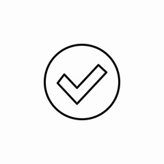 check mark icon sign vector