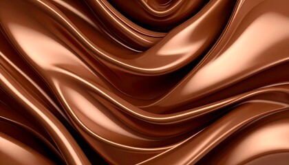 Chocolate Waves Abstract Background.