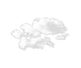 White realistic cloud, smoke or fog on isolated transparent background. Cloud png. Cloud, smoke, fog png