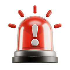 alarm alert security sign for dangerous workplace 3d icon illustration render design © yazar pic