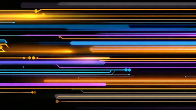 Abstract digital circuit lines