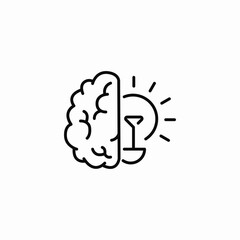creative mind icon sign vector