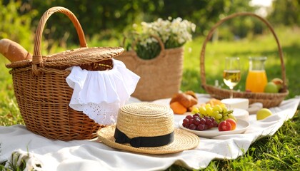 Sunny Park Picnic Basket Lunch.