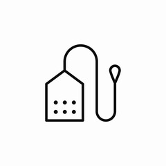 tea bag icon sign vector