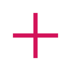 Pink Plus Icon. Pink Cross Icon. Pink Plus Symbol Png.