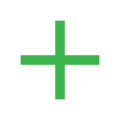 Green plus icon. Green cross icon. Plus symbol png.