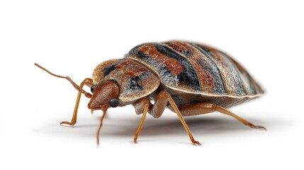 Professional Isolated Bed Bug Insect on White Background