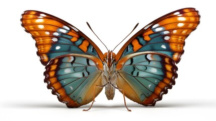 Fototapeta premium Beautiful Butterfly Isolated on White Background Cutout for Stunning Visuals and Designs