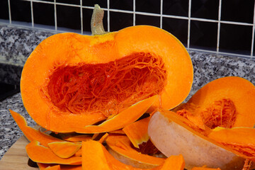 Fresh organic pumpkin