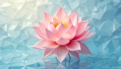 Stunning lotus flower brings peaceful zen vibes