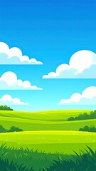 Fototapeta premium Colorful summer landscape