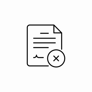 file removal icon sign vector