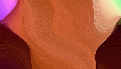 A dynamic interplay of warm, flowing lines creates a captivating abstract design with rich earth tones.