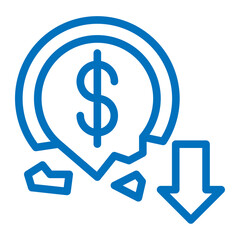 money loss icon