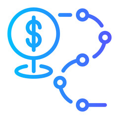 financial tracking icon