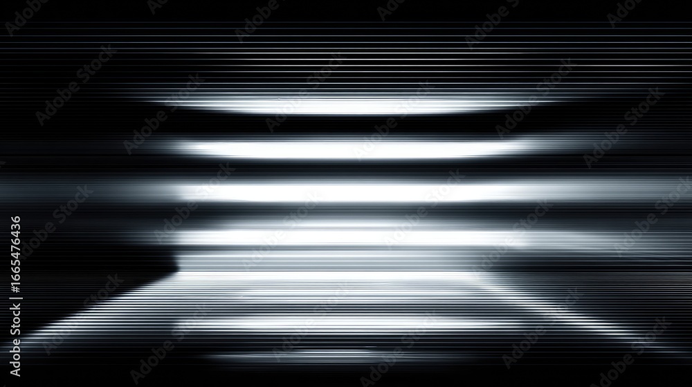 Aufkleber abstract light lines and patterns in black and white with motion blur effect for creative background