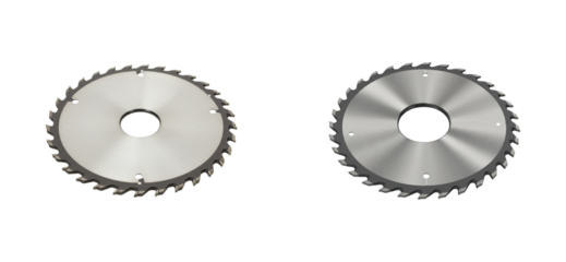 Cutting action of circular saw blades workshop product industrial environment precision tools isolated set PNG