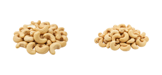 Cashew nut gathering kitchen table food bright lighting culinary delights isolated set PNG