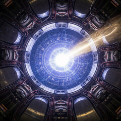 Fototapeta premium The Spark of Ignition - Plasma Flash