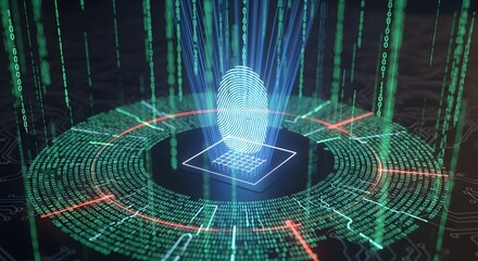 Fingerprint scan for digital identity and security access