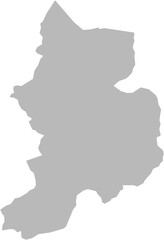 Obraz premium Glarus, Switzland – administrative vector map with district boundaries (Oblique Mercator projection, PPT-compatible & fully editable)