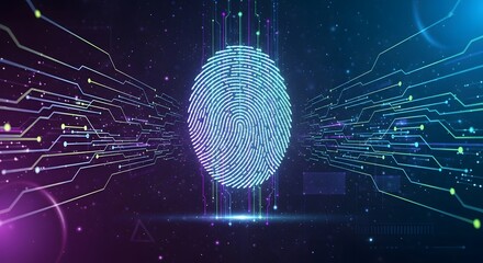 Digital fingerprint scan for biometric identity and security