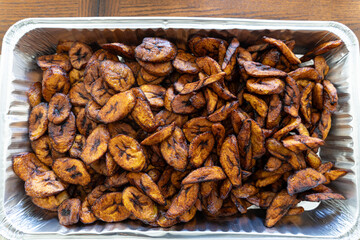 Fried plantain Dodo ready to serve