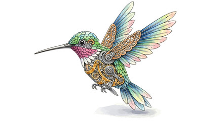 Mechanical Hummingbird A Steampunk Avian Masterpiece