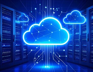 Cloud computing servers in a data center