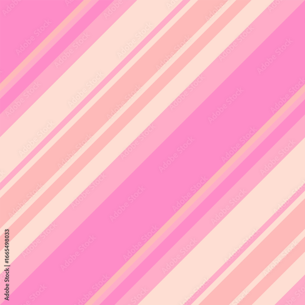 Poster Dynamic diagonal stripes in soft pink and peach create a playful, modern background.  Perfect for websites, presentations, or any project needing a touch of feminine energy and subtle movement.