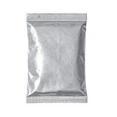 Small foil sachet, isolated on a transparent background; PNG