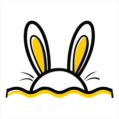 Abstract geometric shapes with vibrant color palette and clean lines