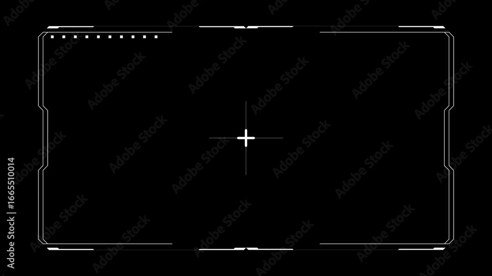 Poster futuristic cyber hud background hi tech frame element