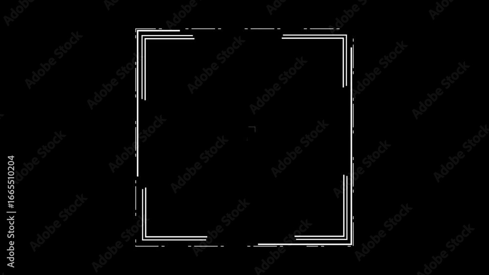 Poster futuristic cyber hud background hi tech frame element