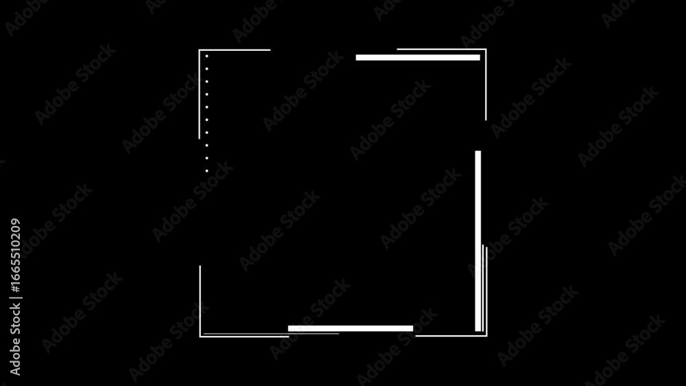 Poster futuristic cyber hud background hi tech frame element